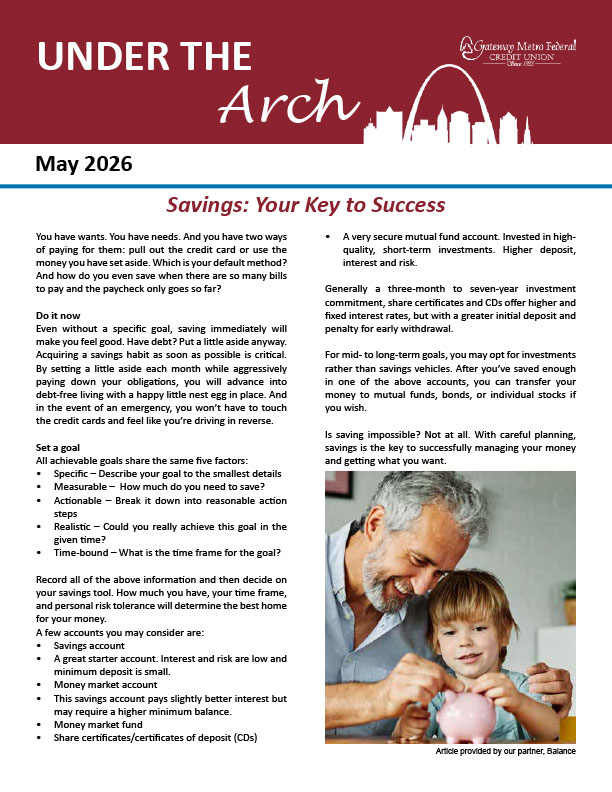 Savings: Your Key to Success